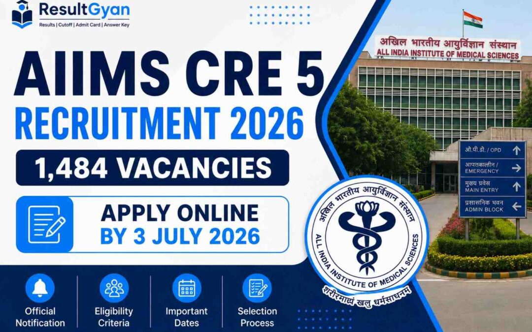 AIIMS CRE 5 Recruitment 2026