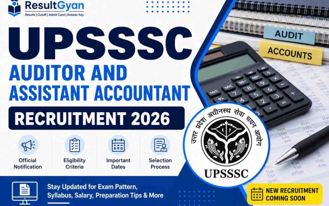 UPSSSC Auditor and Assistant Accountant Recruitment 2026