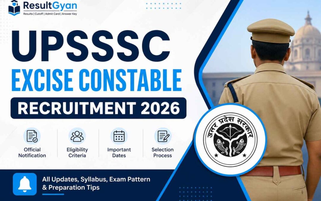 UPSSSC Excise Constable Recruitment 2026
