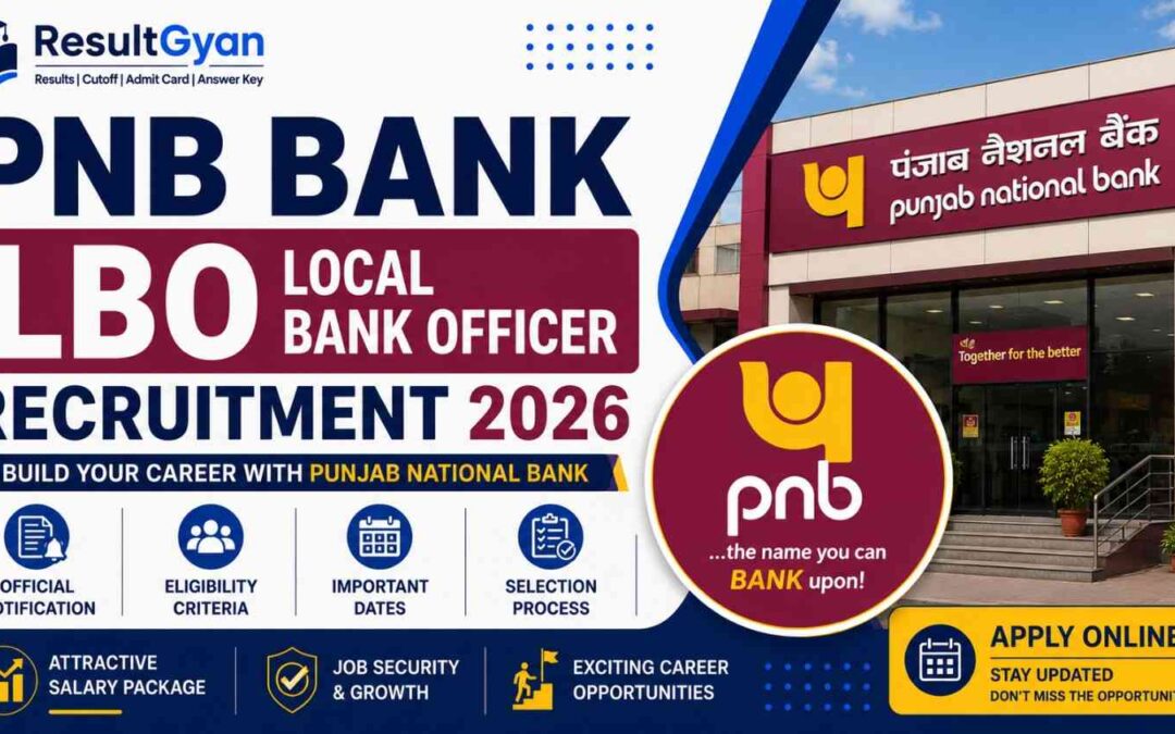 PNB Bank LBO Recruitment 2026