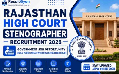 Rajasthan High Court Stenographer Recruitment 2026