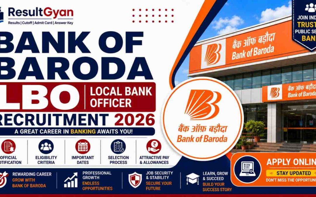 Bank of Baroda LBO Recruitment 2026