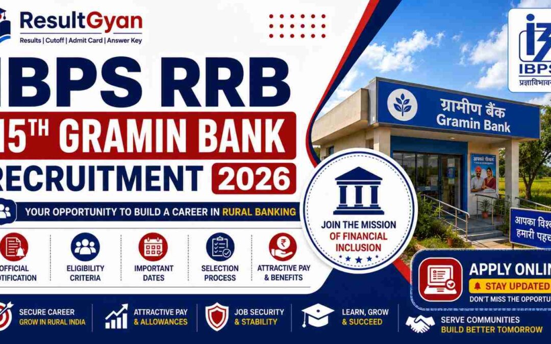 IBPS RRB 15th Gramin Bank Recruitment 2026